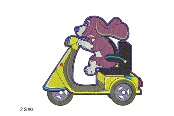 Dog Mobility Embroidery Design